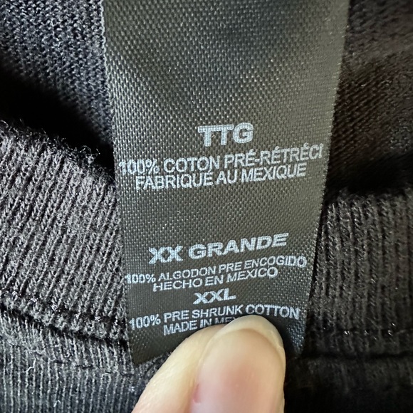 Justin Bieber x Tim Hortons x Promo Biebs Crew Black T-Shirt | Size XXL - Picture 9 of 9